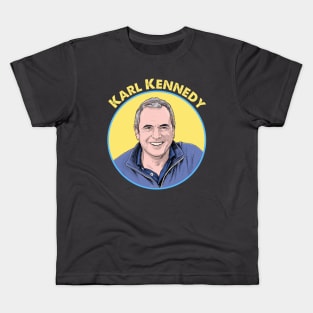 Karl Kennedy Portrait Kids T-Shirt